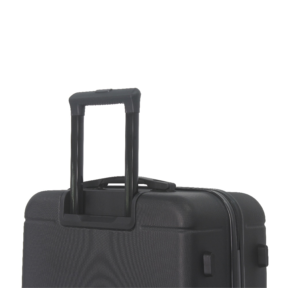 Luggage Sets ABS Hardshell 3pcs Luggage, Lightweight Durable Suitcase Sets Spinner Wheels Suitcase With TSA Lock 20''24''28'' Available(Black)_voghion.com